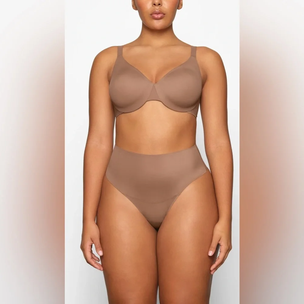 SKIMS SMOOTHING INTIMATES FULL COVERAGE BRA IN SIENNA 30C NWT - Picture 6 of 9